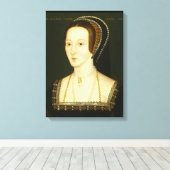 Anne Boleyn Canvas Print (Insitu (Houten vloer))