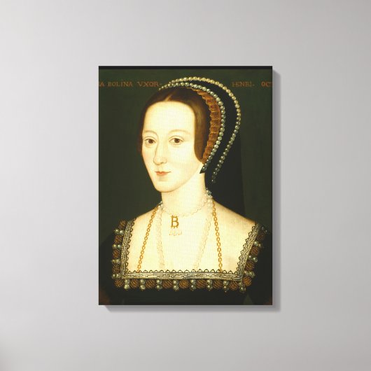 Anne Boleyn Canvas Print (Voorkant)