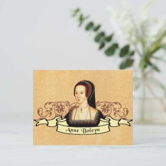 Anne Boleyn Classic Briefkaart (Staand voorkant)