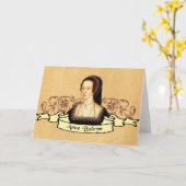 Anne Boleyn Classic Kaart (Gele Bloem)