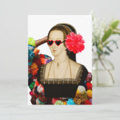Anne Boleyn Feestdagenkaart (Staand voorkant)