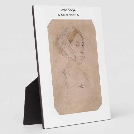 Anne Boleyn Fotoplaat (Zijkant)