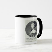 Anne Boleyn, geëtst door Wenceslaus Hollar, 1649 Mok (Voorkant rechts)