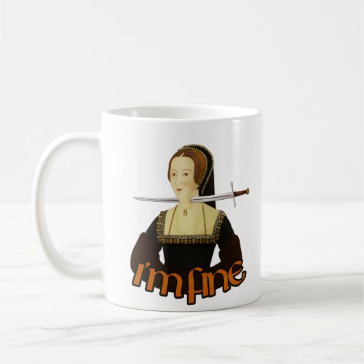 Anne Boleyn - het gaat goed met me Koffiemok (Links)