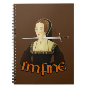 Anne Boleyn - het gaat goed met me Notitieboek
