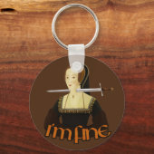 Anne Boleyn - het gaat goed met me Sleutelhanger (Voorkant)