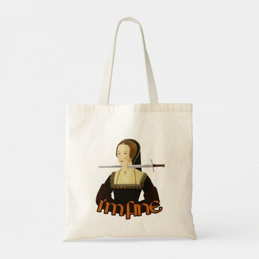Anne Boleyn - het gaat goed met me Tote Bag (Achterkant)