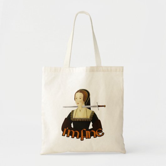 Anne Boleyn - het gaat goed met me Tote Bag (Voorkant)