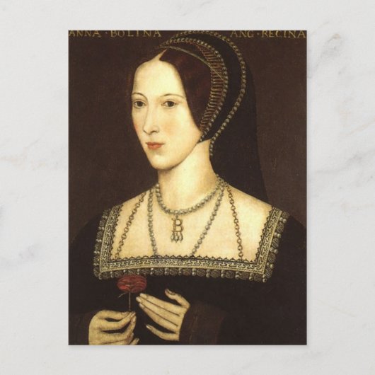 Anne Boleyn Hever Castle briefkaart (Voorkant)