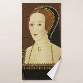 Anne Boleyn - historische illustratie Badhanddoek (Badhanddoek)