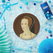 Anne Boleyn - historische illustratie Papieren Bordje (Feest)