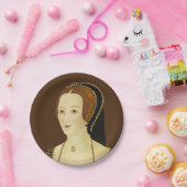 Anne Boleyn - historische illustratie Papieren Bordje (Feest)