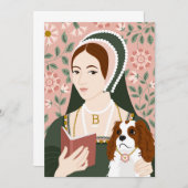 Anne Boleyn Illustratie Bedankkaart (Voorkant / Achterkant)