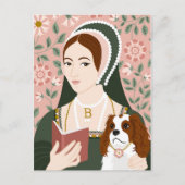 Anne Boleyn Illustratie Dank u kaart (Voorkant)