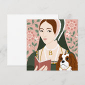 Anne Boleyn Illustration card (Voorkant / Achterkant)