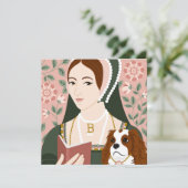 Anne Boleyn Illustration card (Staand voorkant)