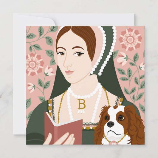 Anne Boleyn Illustration card (Voorkant)