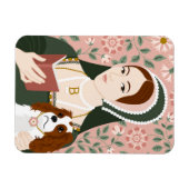 Anne Boleyn Illustration Magneet (Horizontaal)
