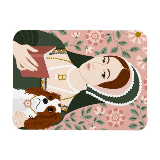 Anne Boleyn Illustration Magneet (Horizontaal)