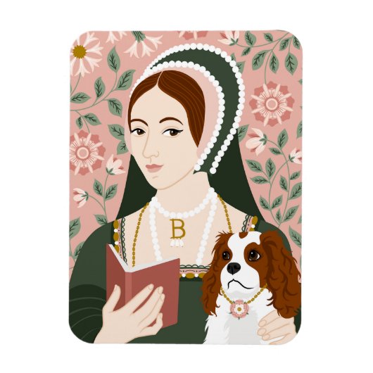 Anne Boleyn Illustration Magneet (Verticaal)