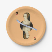 Anne Boleyn-kaart Papieren Bordje (Voorkant)
