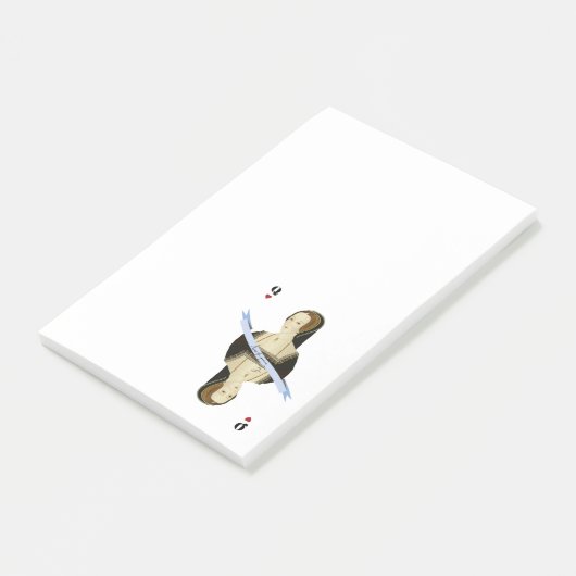 Anne Boleyn-kaart Post-it® Notes (Schuin)