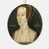 Anne Boleyn Keramisch Ornament (Links)