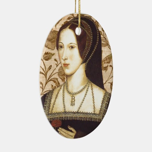 Anne Boleyn Keramisch Ornament (Rechts)