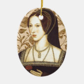 Anne Boleyn Keramisch Ornament (Voorkant)