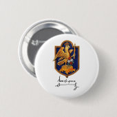 Anne Boleyn Ondertekening en wapenstilstand Ronde Button 5,7 Cm (Voorkant /achterkant)