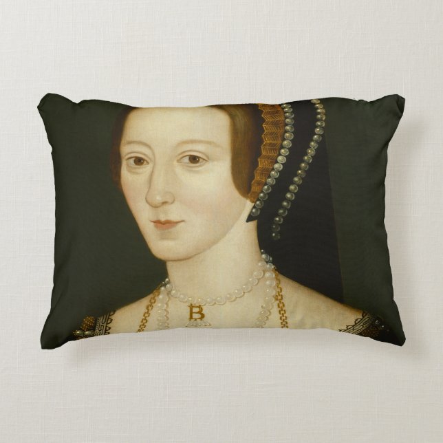 Anne Boleyn Quote Pillow Accent Kussen (Voorkant)