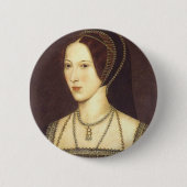 Anne Boleyn Ronde Button 5,7 Cm (Voorkant)