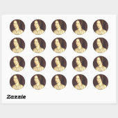 Anne Boleyn Ronde Sticker (Vel)
