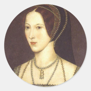 Anne Boleyn Ronde Sticker