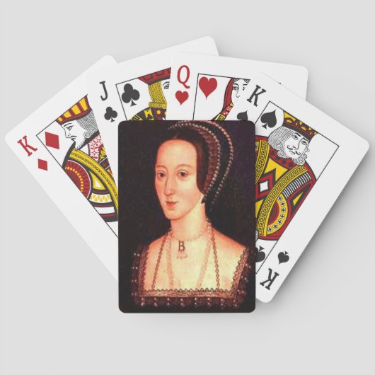 Anne Boleyn speelkaarten (Achterkant)
