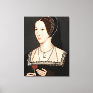 Anne Boleyn Tudor Koningin Hever Castle   Canvas Afdruk