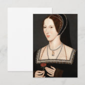 Anne Boleyn Tudor Queen Hever Castle Bedankkaart (Voorkant / Achterkant)