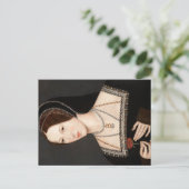 Anne Boleyn Tudor Queen Hever Castle Briefkaart (Staand voorkant)