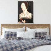 Anne Boleyn Tudor Queen Hever Castle Canvas Afdruk (Insitu (Slaapkamer))