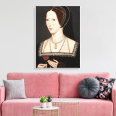Anne Boleyn Tudor Queen Hever Castle Canvas Afdruk (Insitu (Woonkamer))