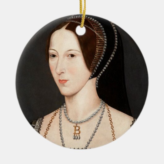 Anne Boleyn Tudor Queen Hever Castle Keramisch Ornament (Voorkant)