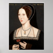 Anne Boleyn Tudor Queen Hever Castle Poster (Voorkant)