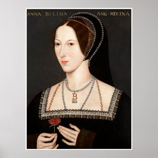 Anne Boleyn Tudor Queen Hever Castle Poster (Voorkant)