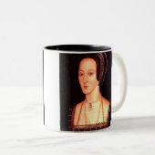 Anne Boleyn Tweekleurige Koffiemok (Voorkant rechts)