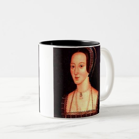 Anne Boleyn Tweekleurige Koffiemok (Voorkant rechts)