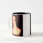 Anne Boleyn Tweekleurige Koffiemok (Voorkant links)