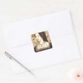 Anne Boleyn Vierkante Sticker (Envelop)