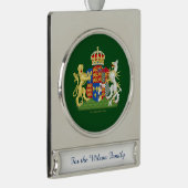 Anne Boleyn wapenstilstand Verzilverd Banner Ornament (Rechts)