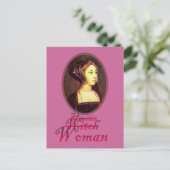 Anne Boleyn - Woman Briefkaart (Staand voorkant)