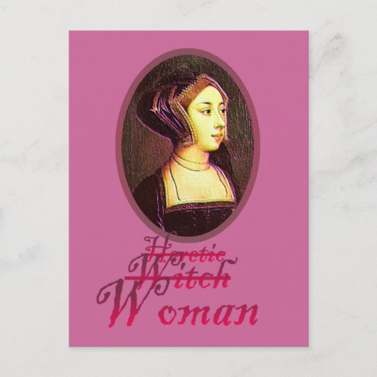 Anne Boleyn - Woman Briefkaart (Voorkant)